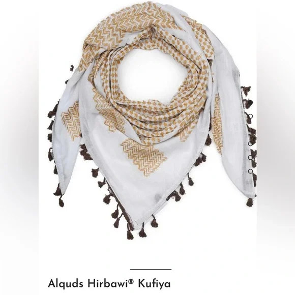 Hirbawi Original Alquds Al Quds Kufiya Palestinian Scarf - Picture 10 of 15